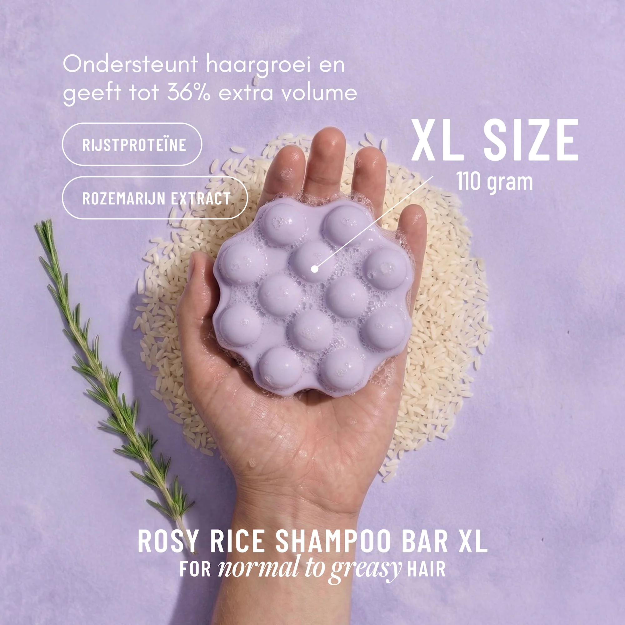 ROSY RICE | Shampoo Bar XL - Image 4